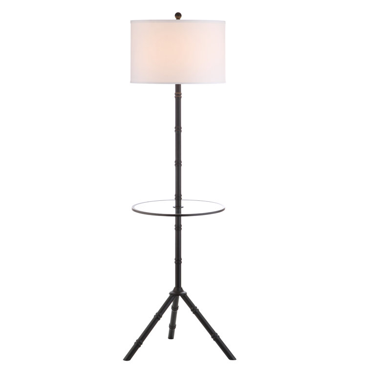 Latitude Run® Lapan 62" Tray Table Floor Lamp Wayfair